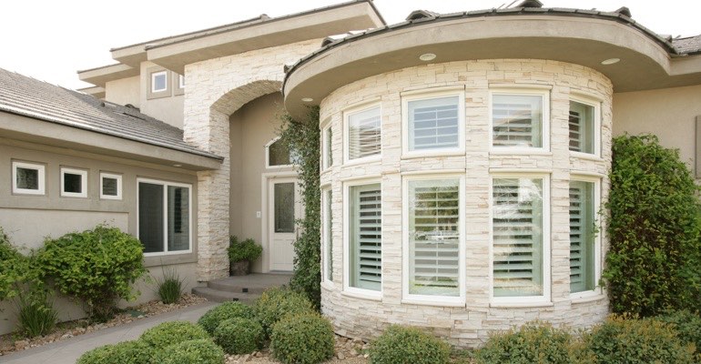 Exterior view of shutters Orlando home